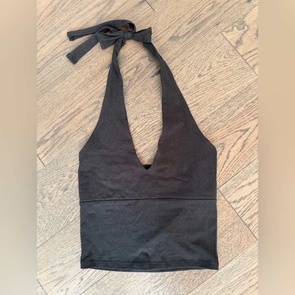 HOLLISTER Black Halter Top